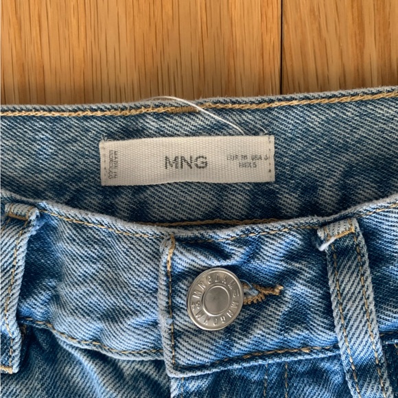 Mango Ripped Straight Leg Jean Mid Rise - Picture 4 of 4